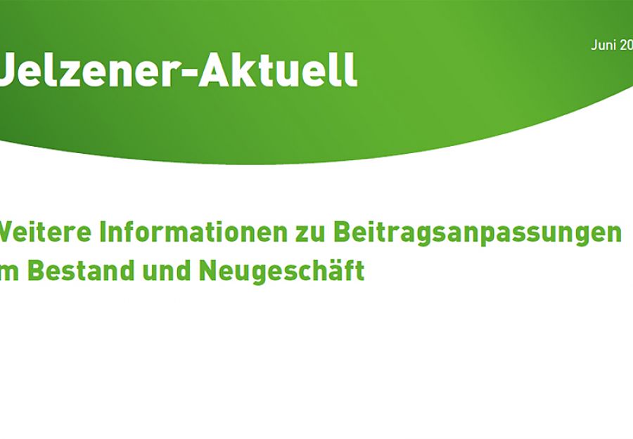 In welchen Produkten wird eine erneute Beitragsanpassung im Bestand der OP- und Krankenversicherung erfolgen?