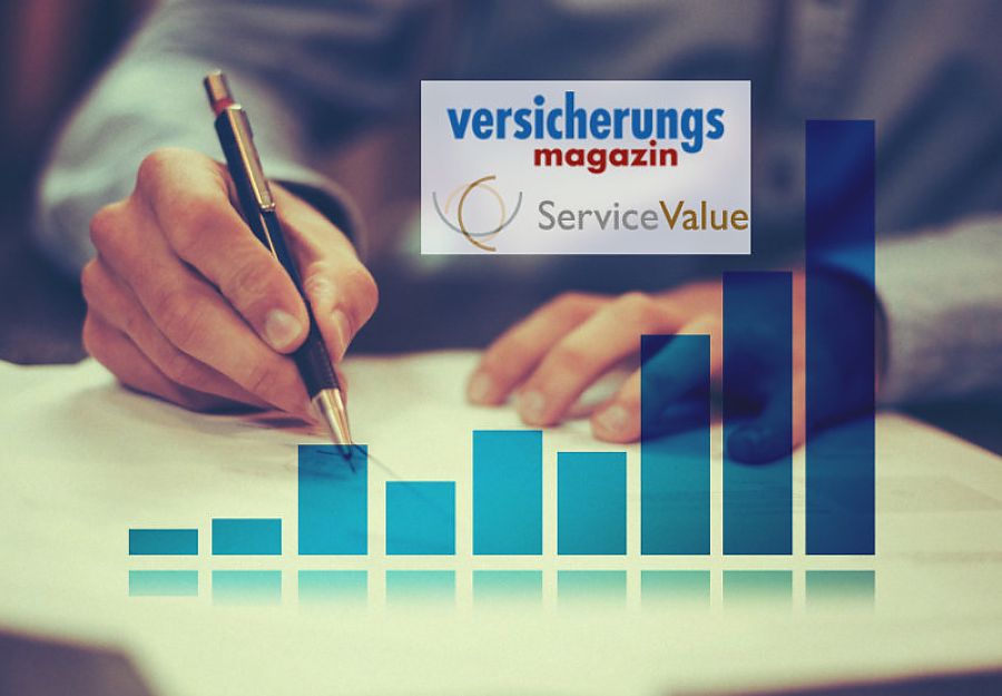Exklusive Umfrage von Versicherungsmagazin und ServiceValue